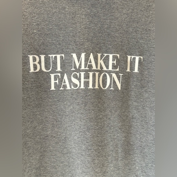 Sub_Urban Riot BUT MAKE IT FASHION quote comfy cotton blend sweatshirt in grey! - Picture 6 of 6